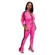 Load image into Gallery viewer, Side Stripe Fashion Casual Two Piece Women's Tracksuit