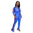 Load image into Gallery viewer, Side Stripe Fashion Casual Two Piece Women's Tracksuit