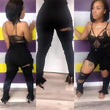 Load image into Gallery viewer, Women Ripped Hollow Out Jeans