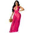 Load image into Gallery viewer, See Through Maxi Knitted Beach Dress