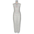 Load image into Gallery viewer, See Through Maxi Knitted Beach Dress