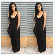 Load image into Gallery viewer, Women's Spaghetti Strap Dress Solid Deep V Neck Sleeveless Pockets Loose
